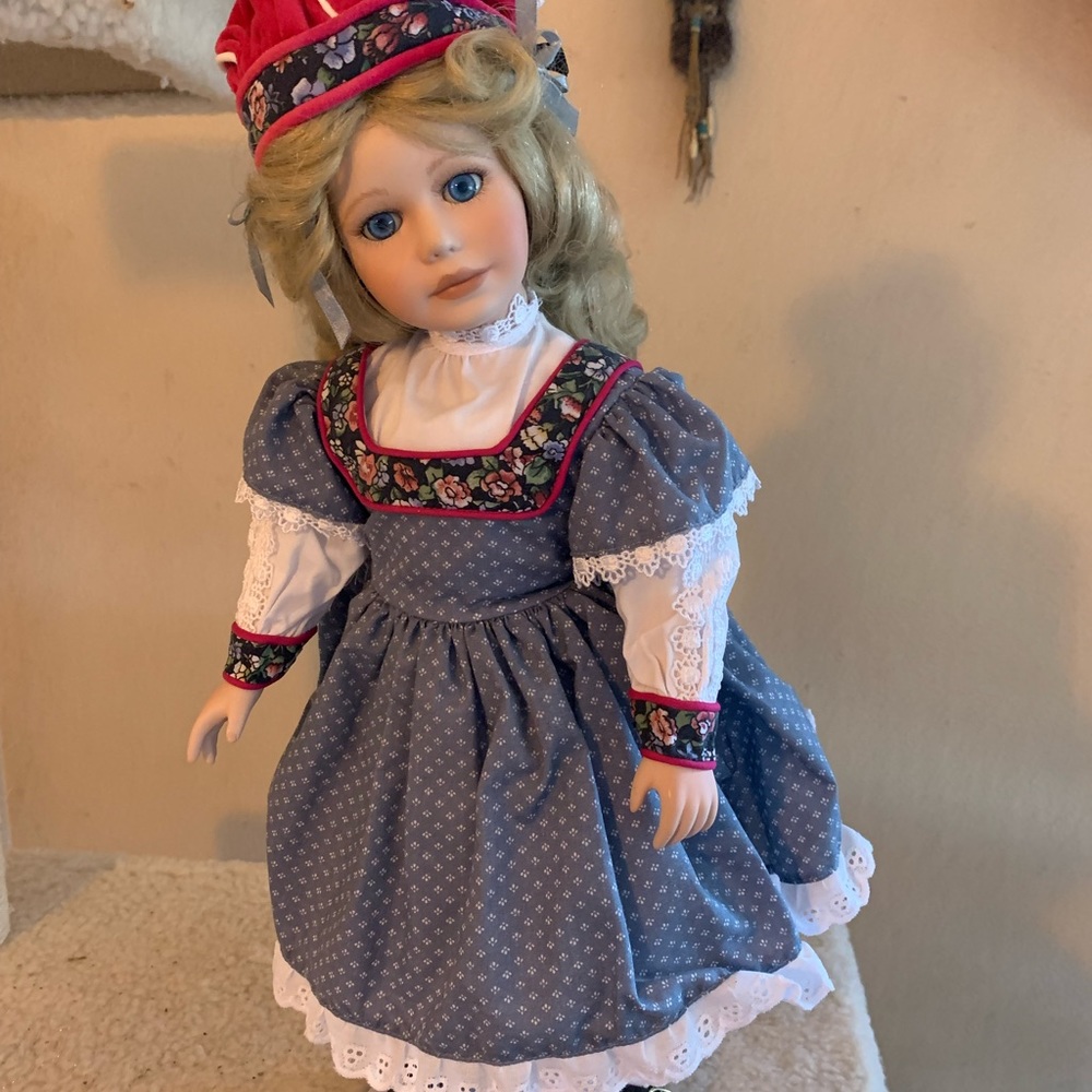 Little Red riding hood doll. By Thelma Resch.
